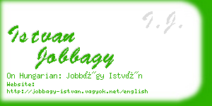 istvan jobbagy business card